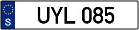 Truck License Plate